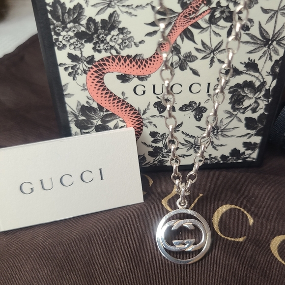 Gucci Jewelry - GUCCI INTERLOCKING GG .925 NECKLACE/BRACELET BRAND NEW, NEVER WORN, W/ PACKAGING